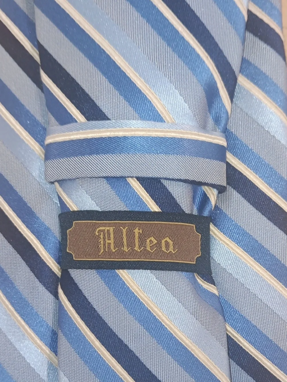 Altea Blue Striped Men’s Tie - Light & Navy Blue